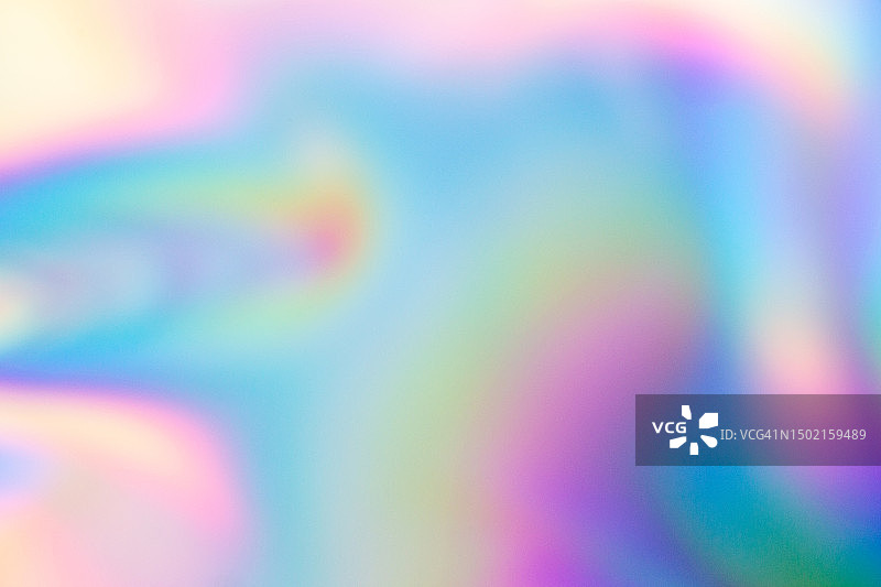 全息纸上反射的彩虹色图片素材