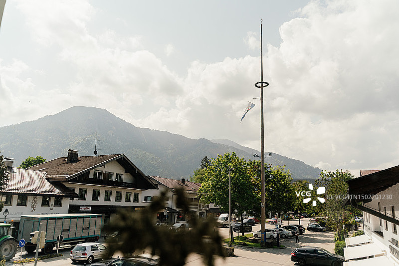 罗塔赫-埃根主广场俯瞰图图片素材
