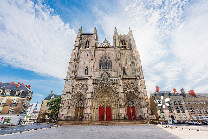 法国南特大教堂图片素材