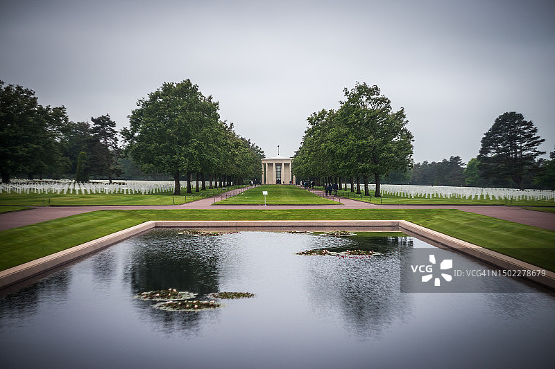 诺曼底美军公墓图片素材