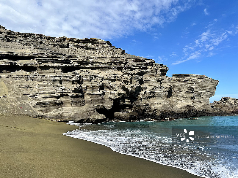 美国夏威夷海边岩层风光图片素材