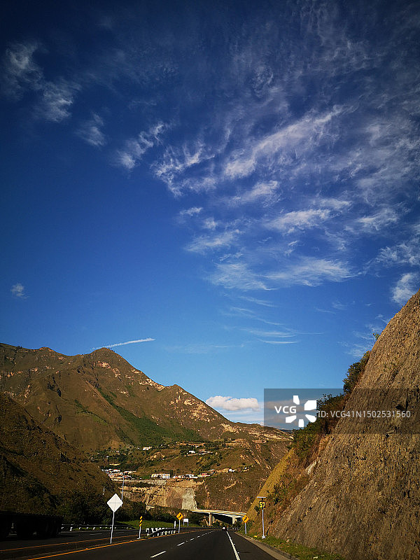 哥伦比亚帕斯托山区风景图片素材