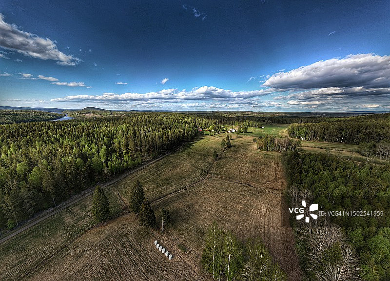 瑞典田野风光图片素材