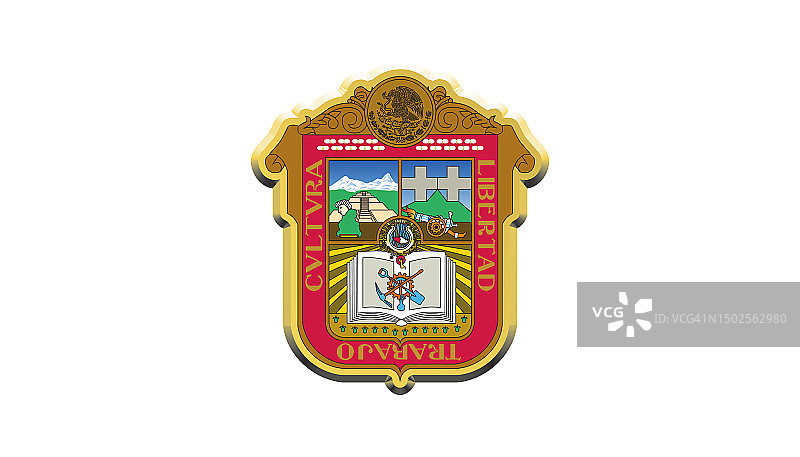 墨西哥州旗图片素材