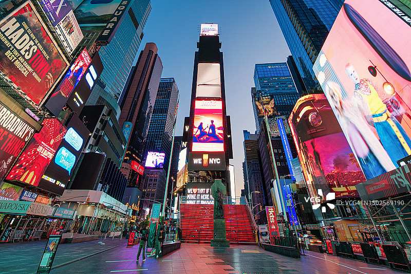 曼哈顿时代广场图片素材