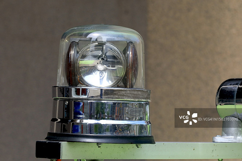 老式警车警报器图片素材