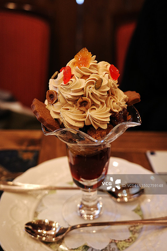 巧克力冻糕图片素材