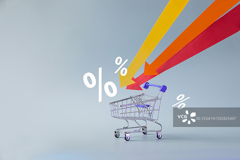 经济崩溃和通货膨胀静物摄影图片素材