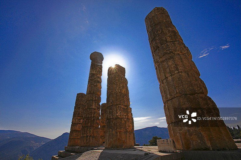 德尔斐阿波罗神庙图片素材