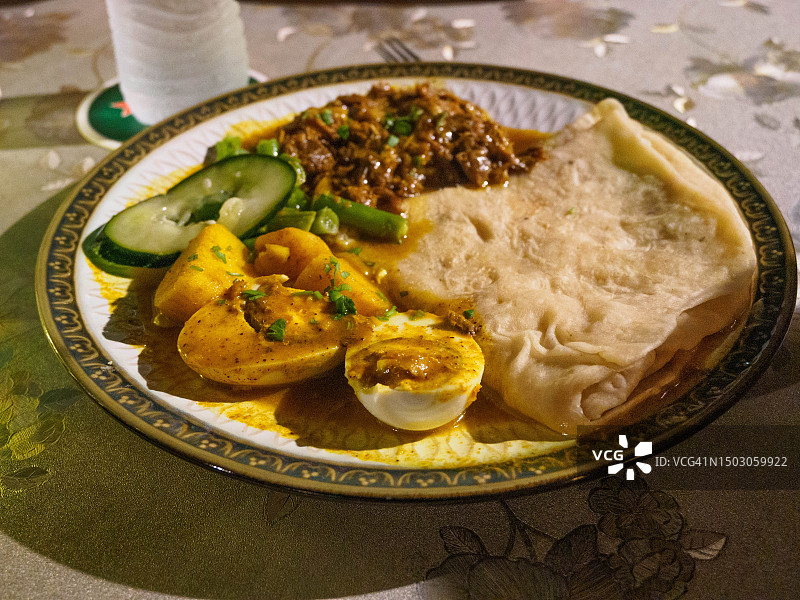 博内尔岛的苏里南传统美食图片素材