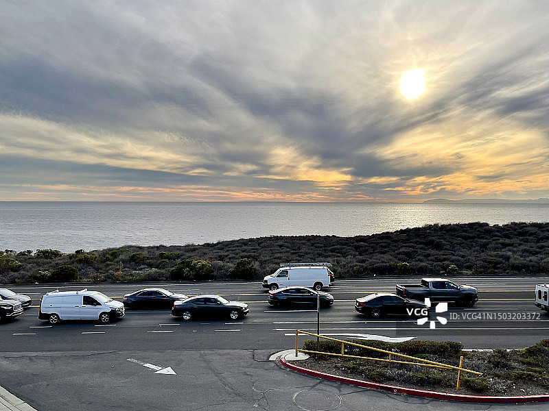 拉古纳海滩高峰时段的日落 II图片素材