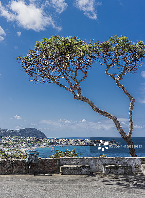 伊斯基亚岛扎罗观景台图片素材