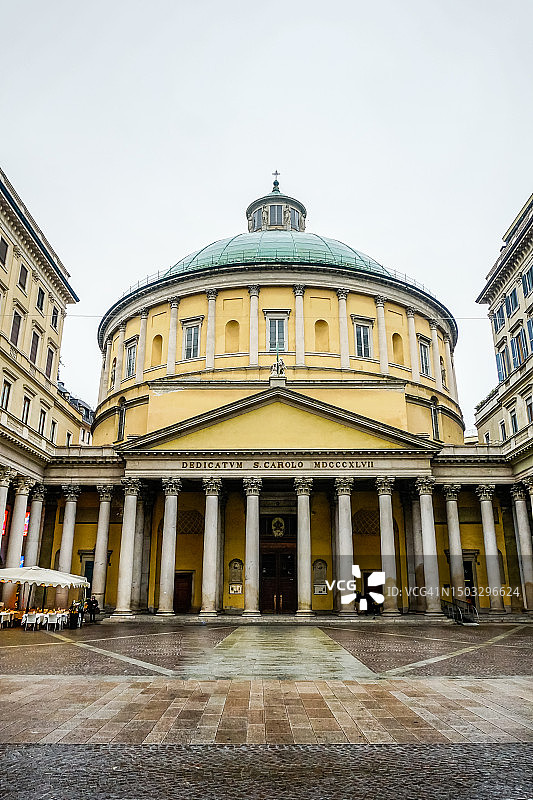 米兰圣卡洛教堂图片素材