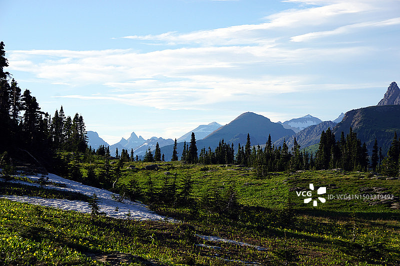 冰川国家公园图片素材