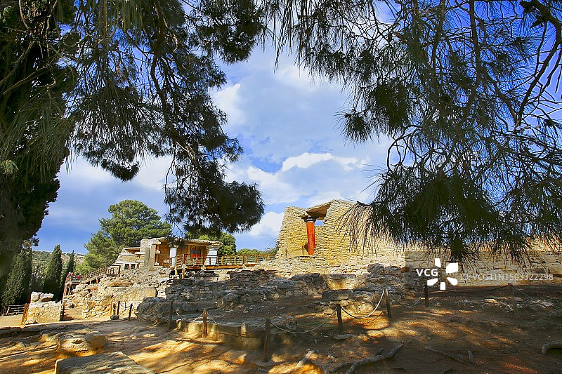 伊拉克利翁克诺索斯神庙遗址图片素材