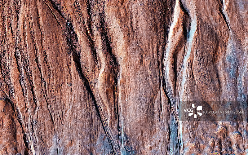 火星地貌特征图片素材