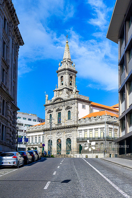 波尔图三一教堂图片素材
