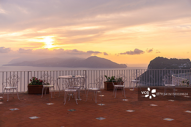 卡普里的日出图片素材