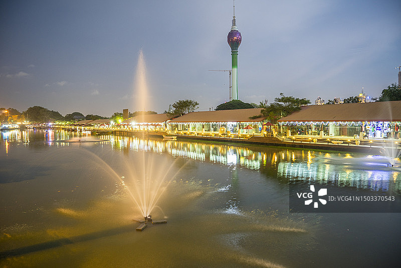 斯里兰卡科伦坡贝塔水上市场图片素材