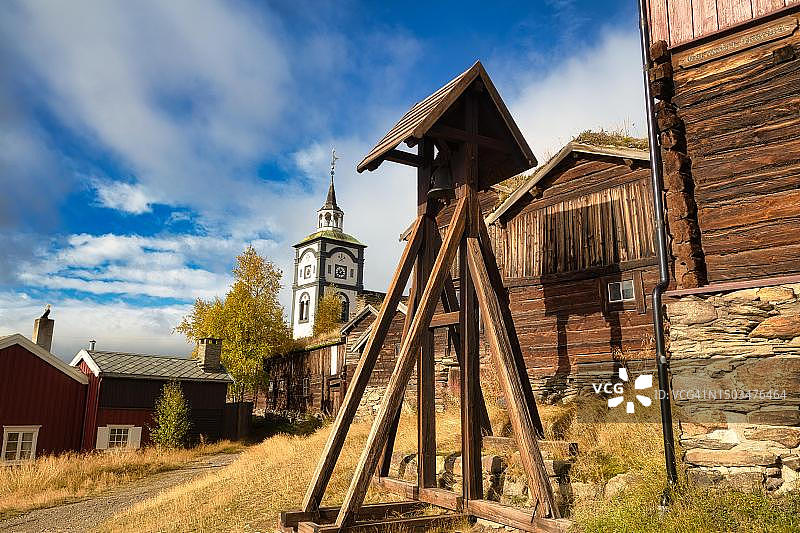 勒罗斯教堂：挪威索尔-特伦德拉格的铁矿小镇，联合国教科文组织世界遗产图片素材