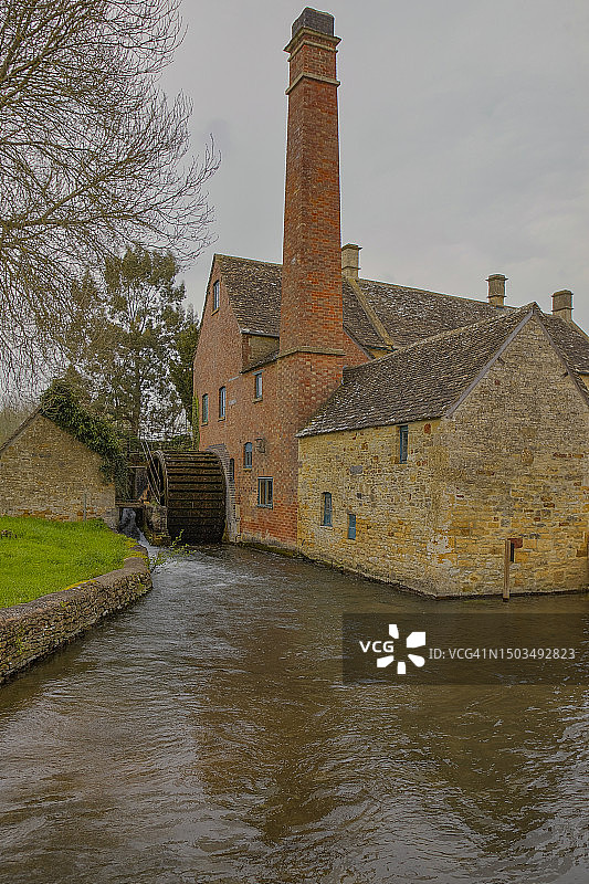 英国格洛斯特郡下斯劳特村图片素材