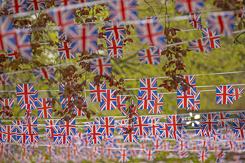 水上伯顿，格洛斯特郡，英国图片素材