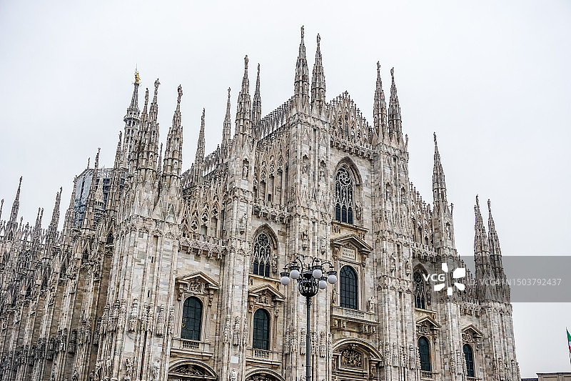 米兰大教堂图片素材