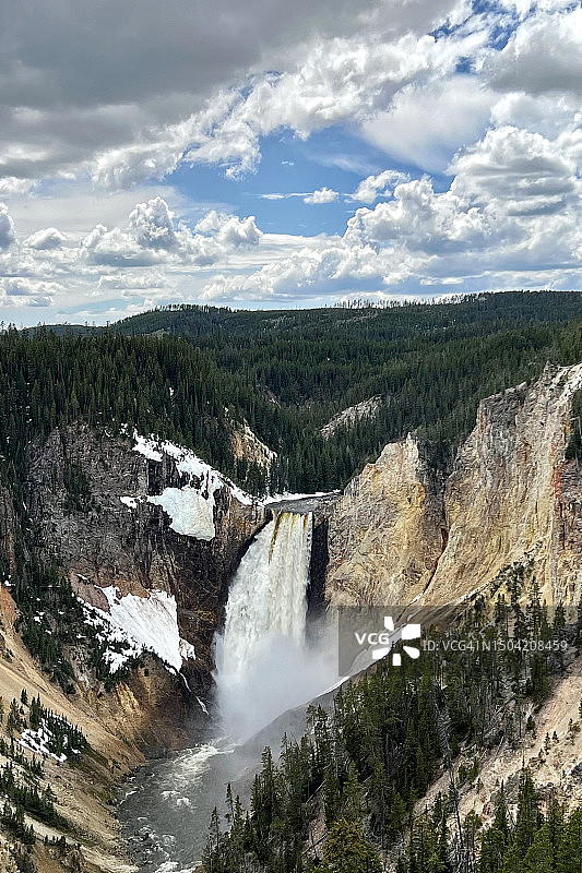 黄石大峡谷图片素材