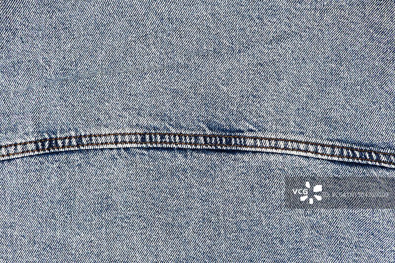 牛仔裤的接缝特写图片素材