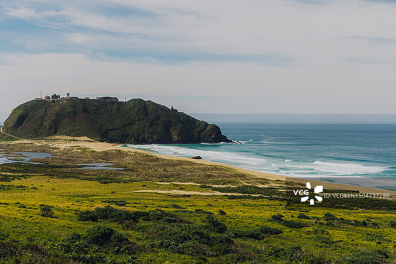 加利福尼亚大苏尔海滩岛屿田园风光图片素材