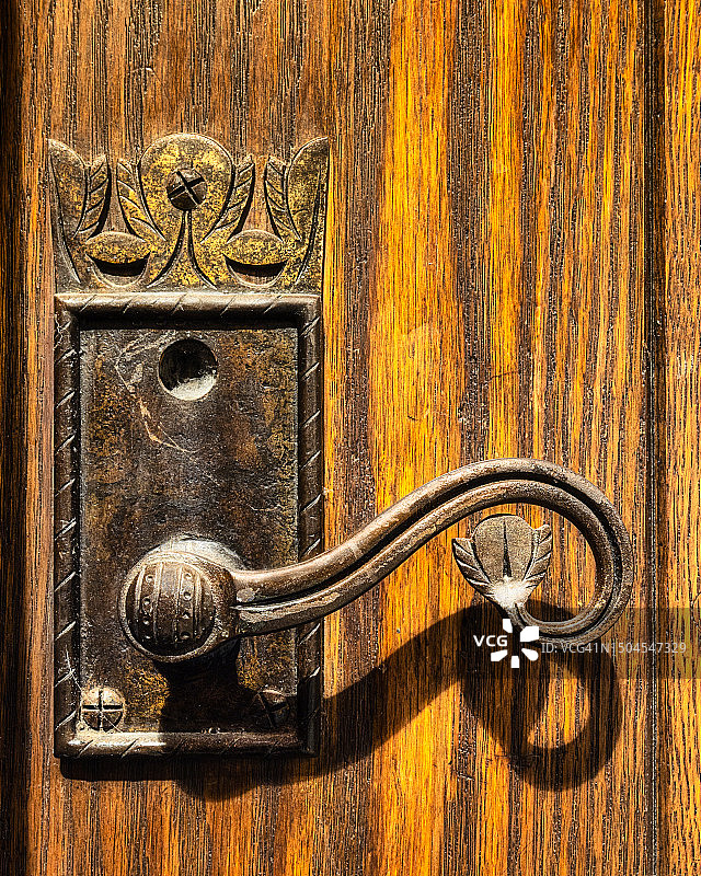 古典门把手图片素材