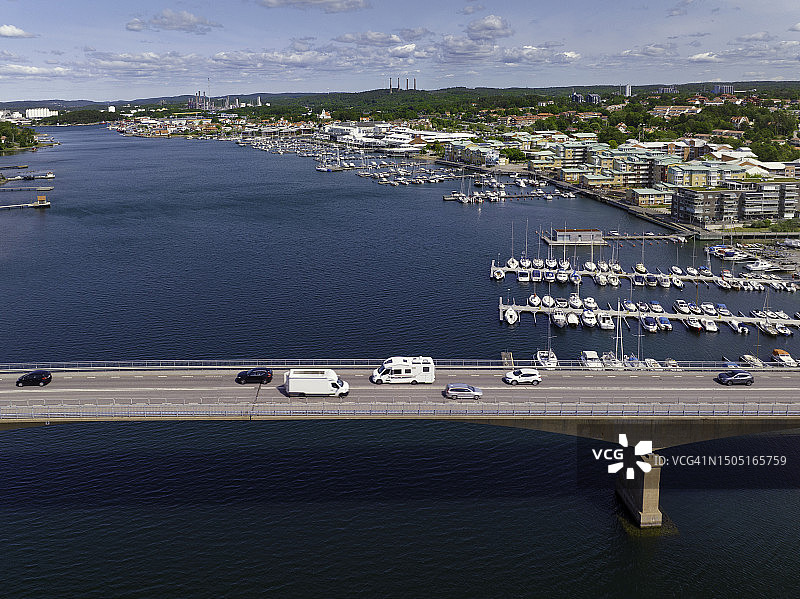 瑞典西海岸斯泰农松市风光图片素材