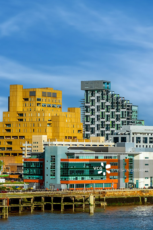 利物浦城市天际线图片素材