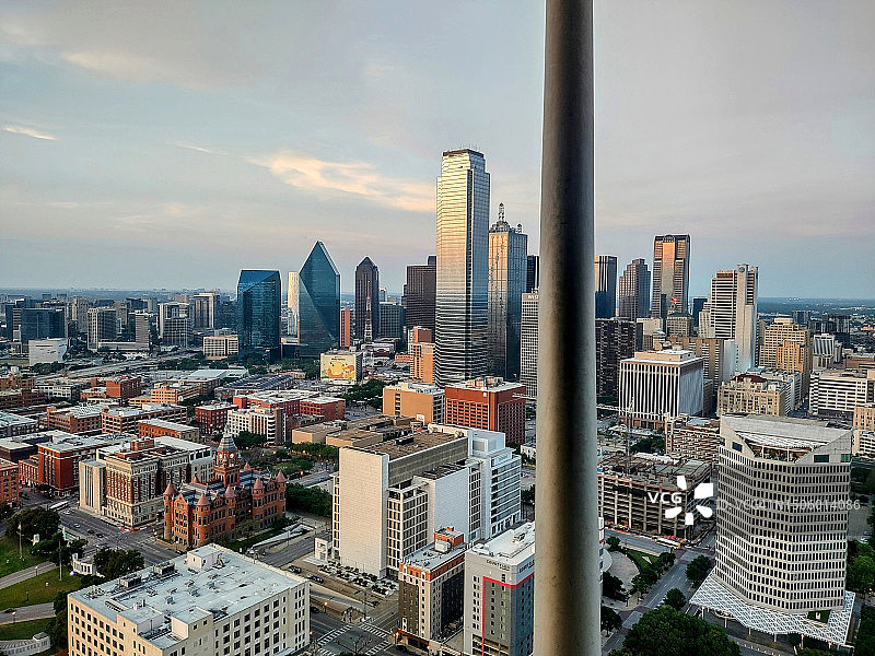 美国德克萨斯州达拉斯县城市现代建筑航拍图片素材