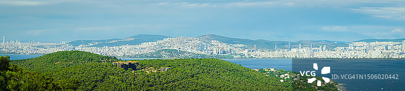 山海相映全景图片素材