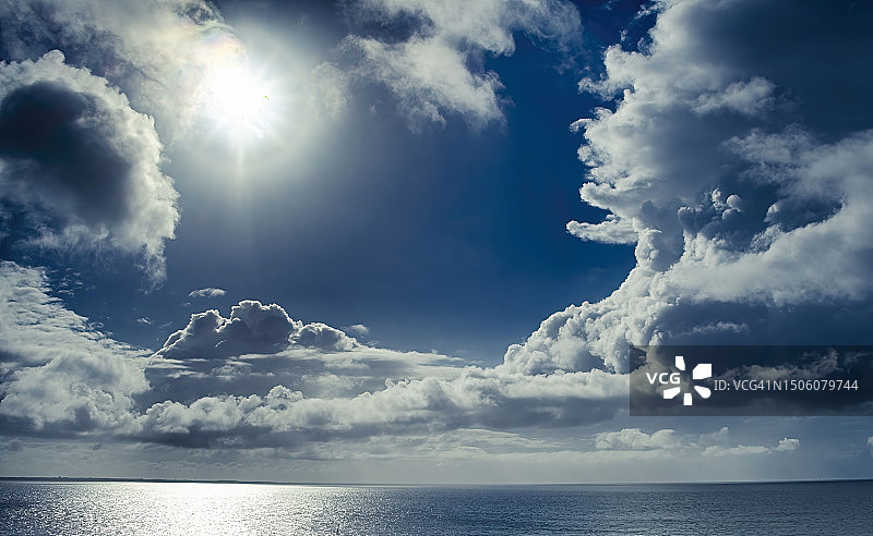 德国叙尔特的壮丽海景图片素材