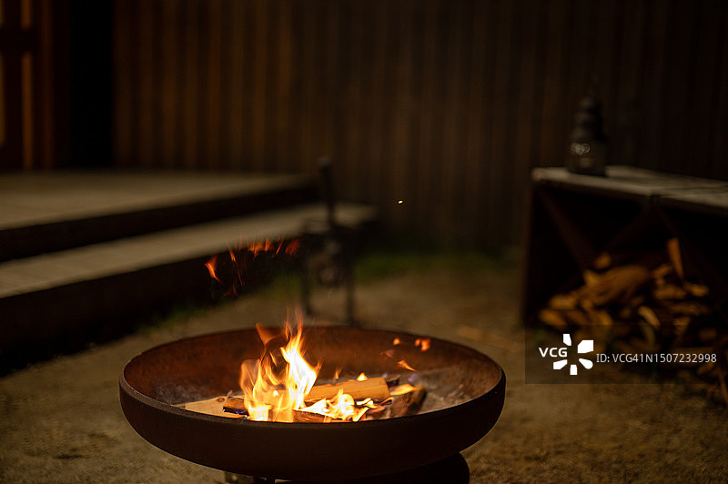 野营篝火2图片素材