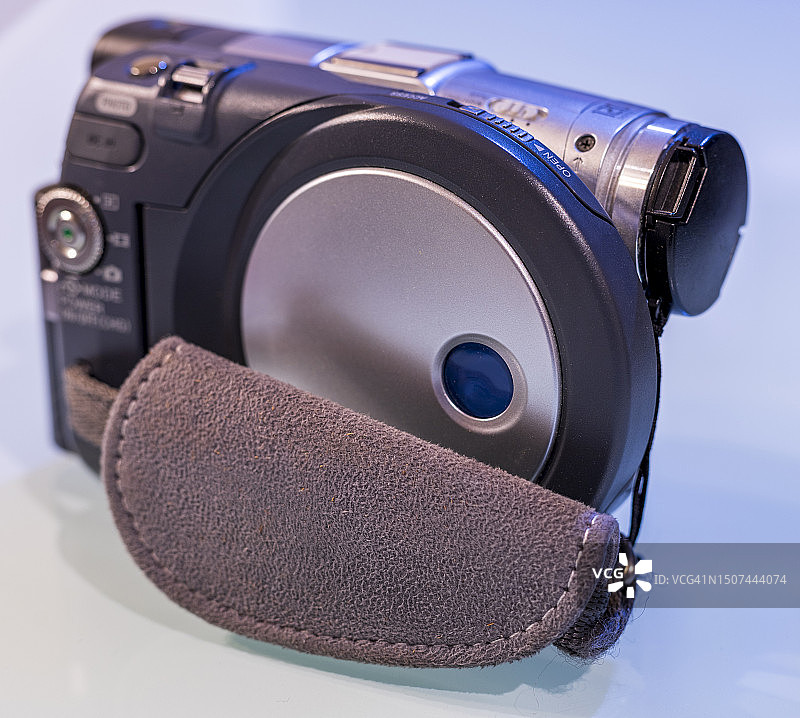 古董迷你光盘相机图片素材