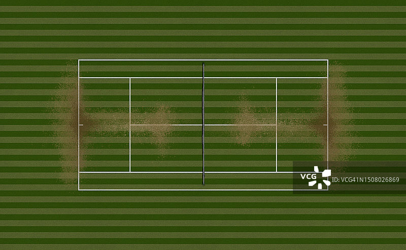 草坪网球场图片素材