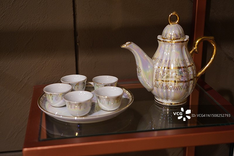 茶壶和茶杯图片素材