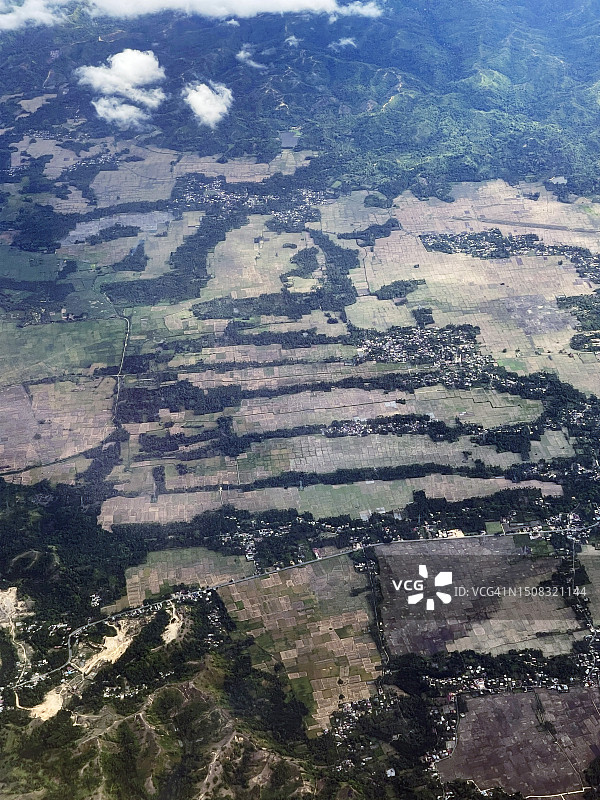 印度尼西亚亚齐省皮迪摄政区锡格利地区稻田图片素材