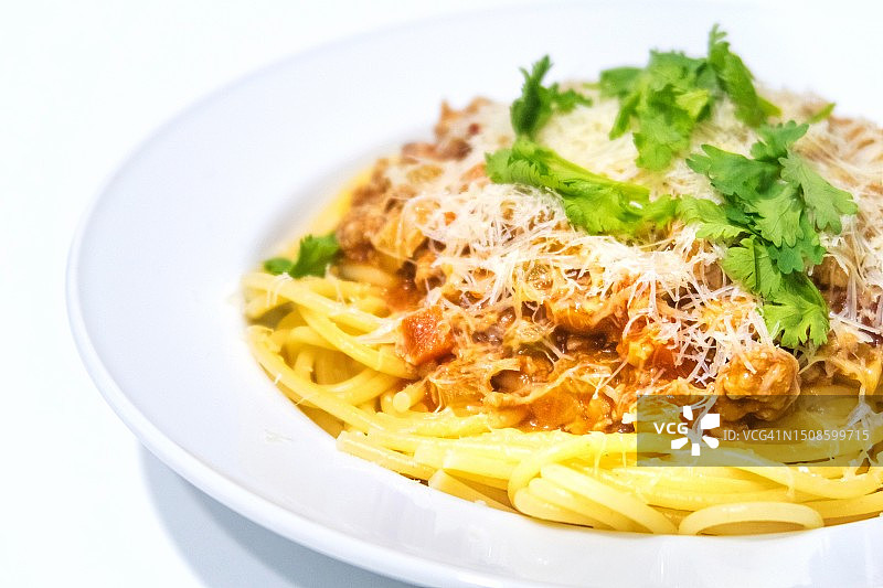 自制意大利肉酱意面图片素材