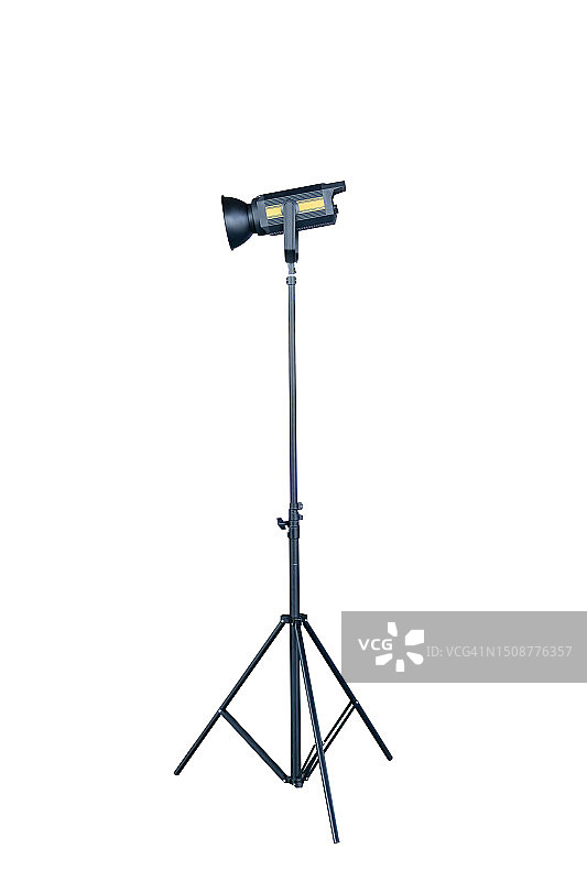 影棚照明设备和白色背景图片素材