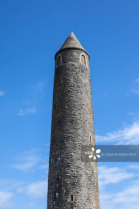 拉恩钱恩纪念塔，北爱尔兰旅行照片图片素材