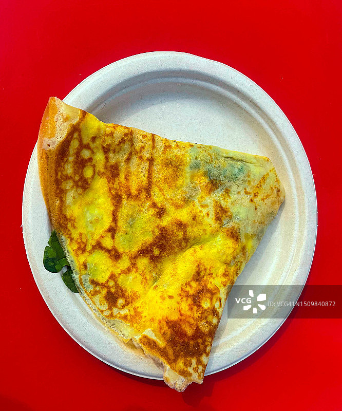 菠菜可丽饼图片素材