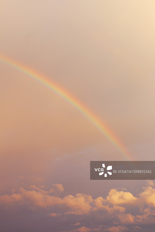 彩虹魔法晨曦天空图片素材