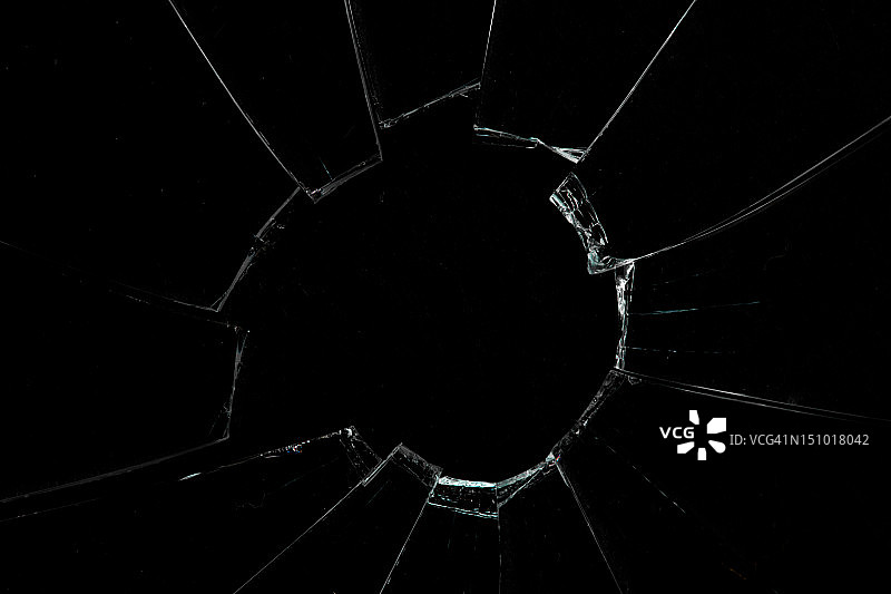 破裂的窗户图片素材