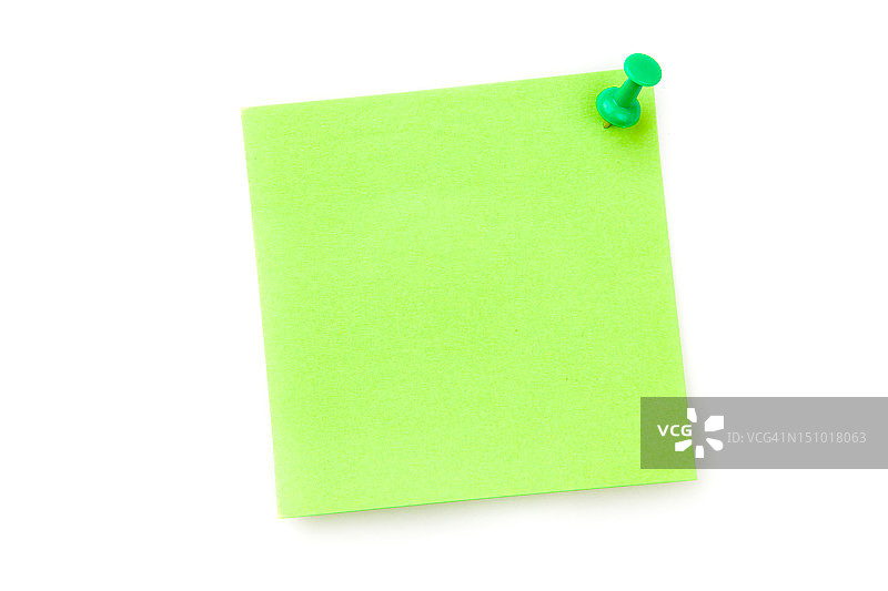 绿色便利贴图片素材