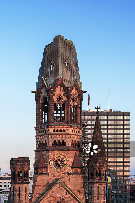 威廉皇帝纪念教堂（柏林-夏洛滕堡，德国）图片素材