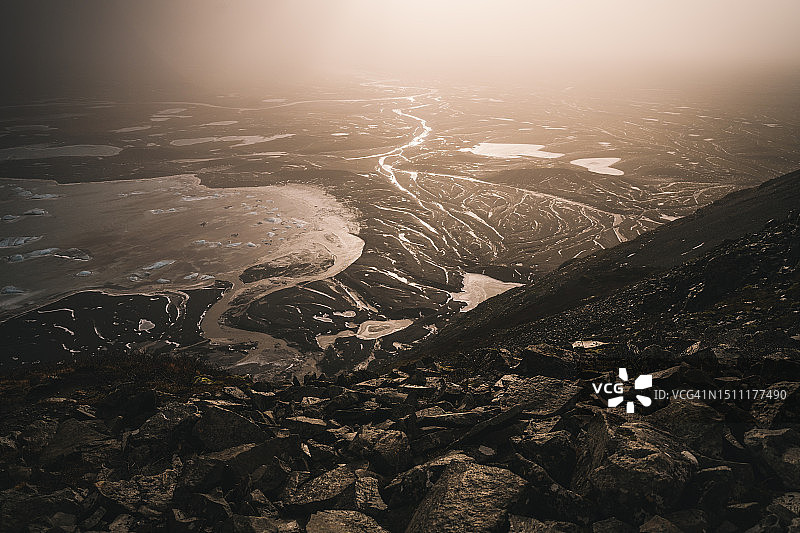 冰川前景图片素材